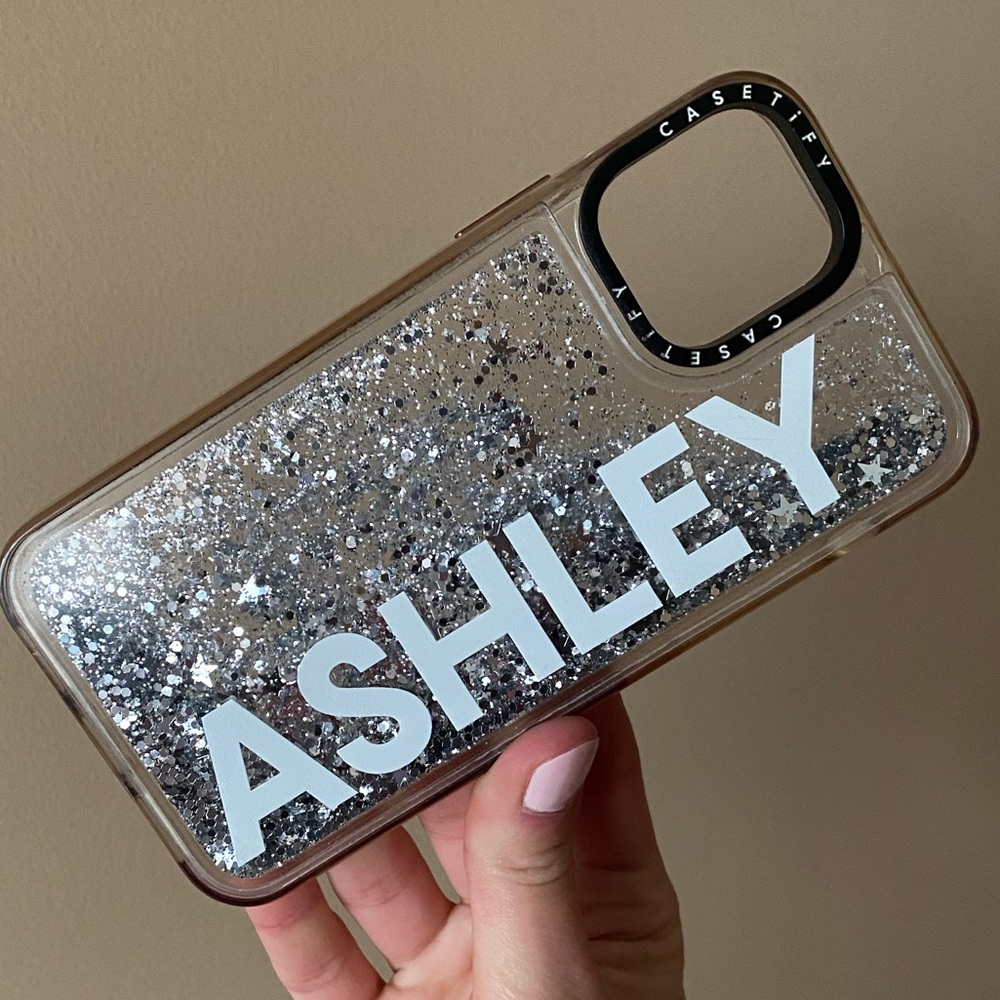 Casetify custom glitter case iPhone 11 Pro